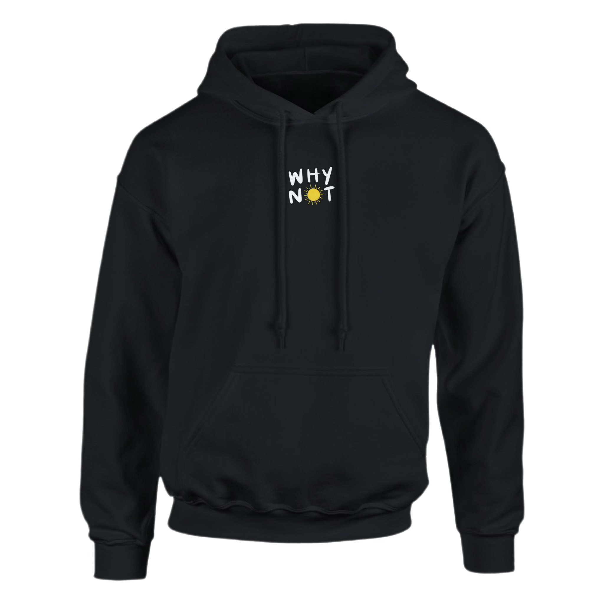 Why Not Follow the Sun Black Hoodie