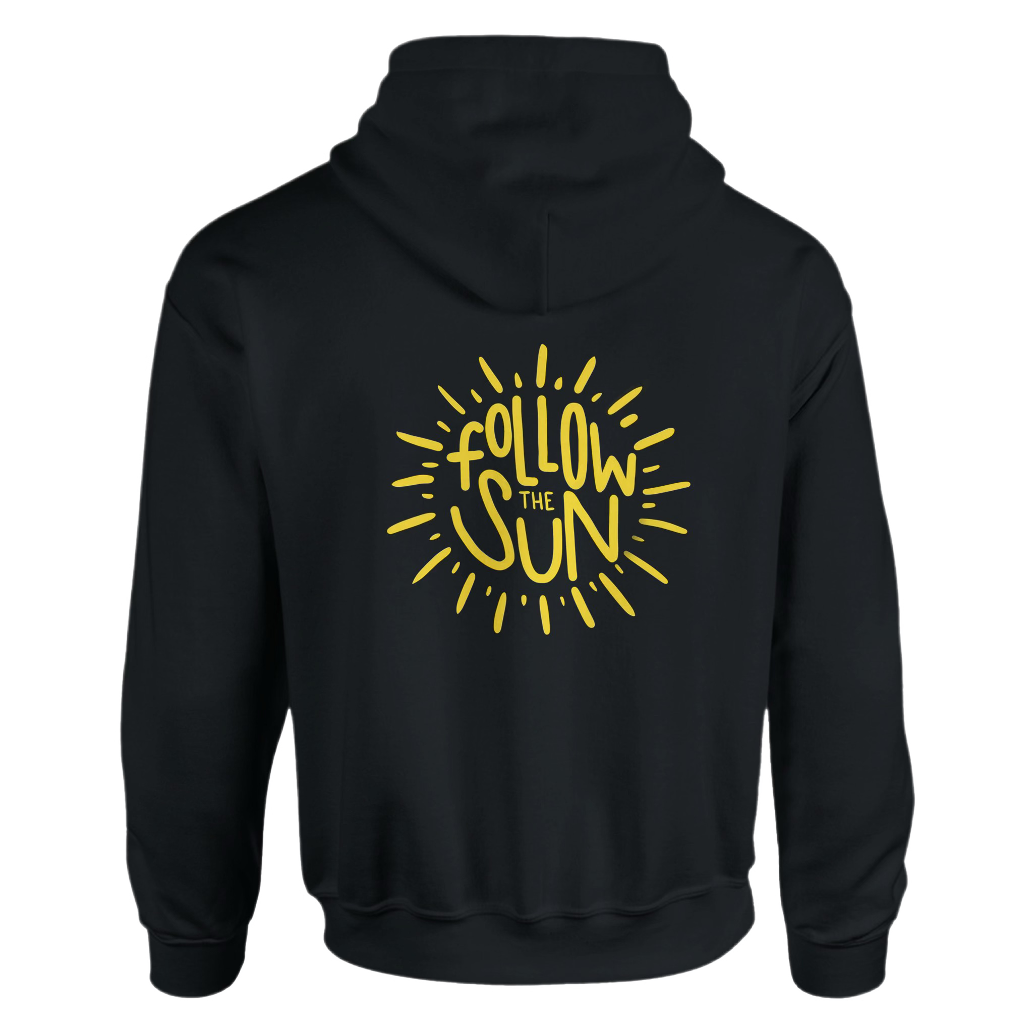 Why Not Follow the Sun Black Hoodie