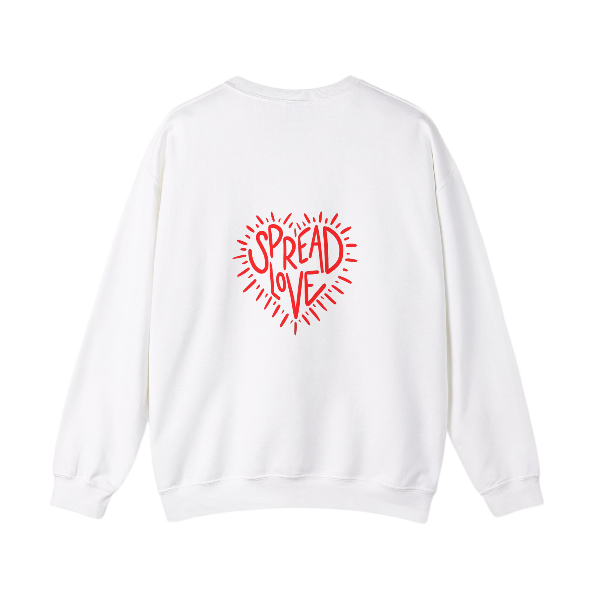 Why Not Spread Love White Crewneck