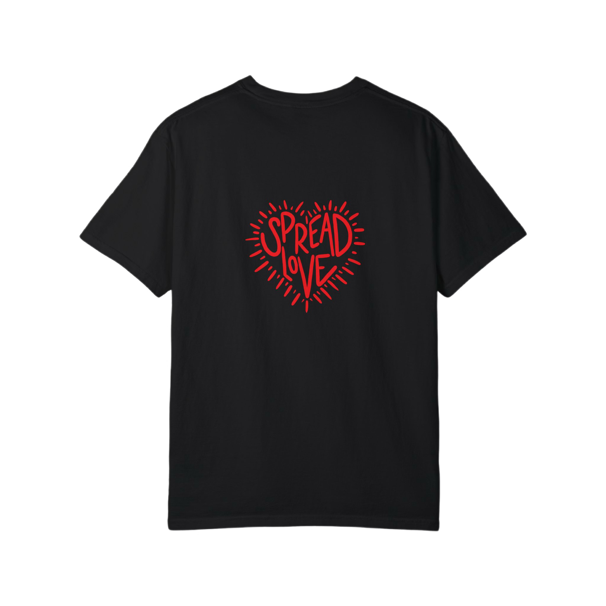 Why Not Spread Love Black T-Shirt