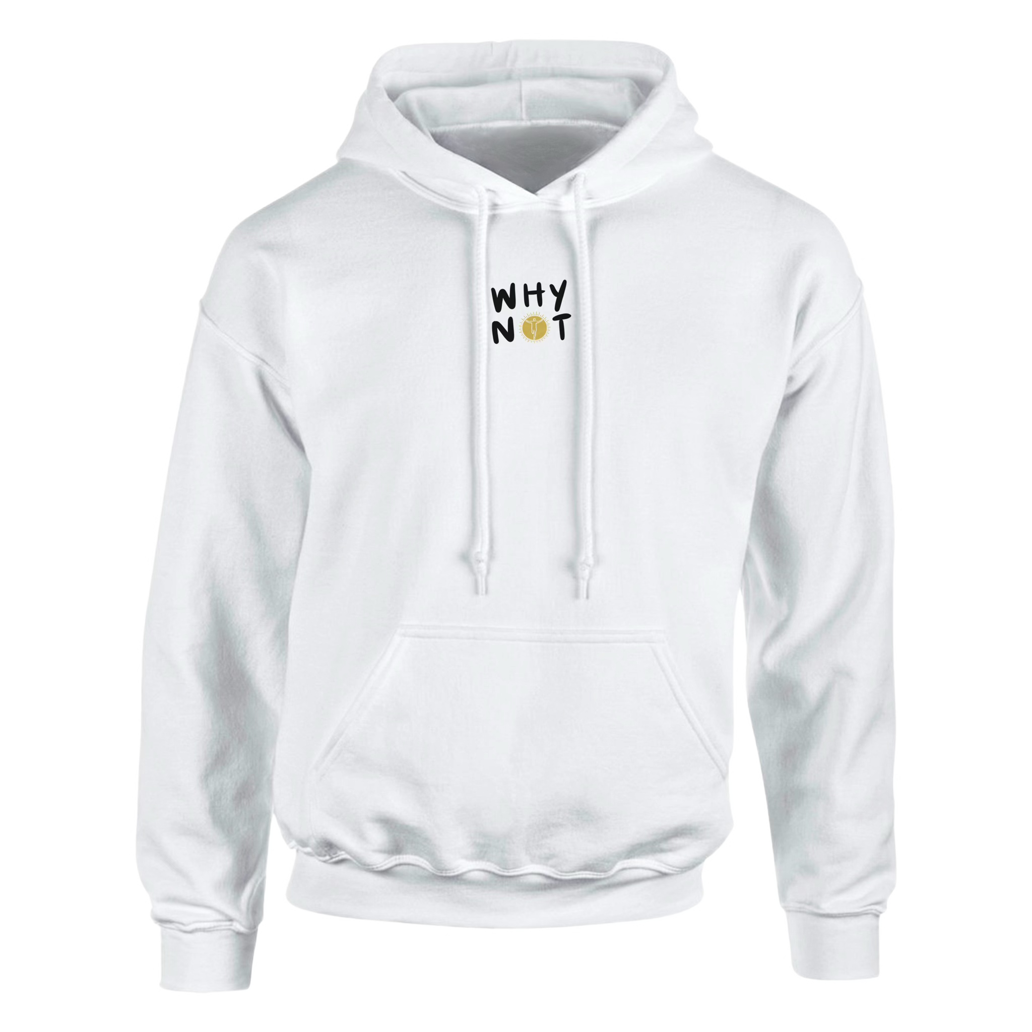 Why Not Run Your Race White Hoodie