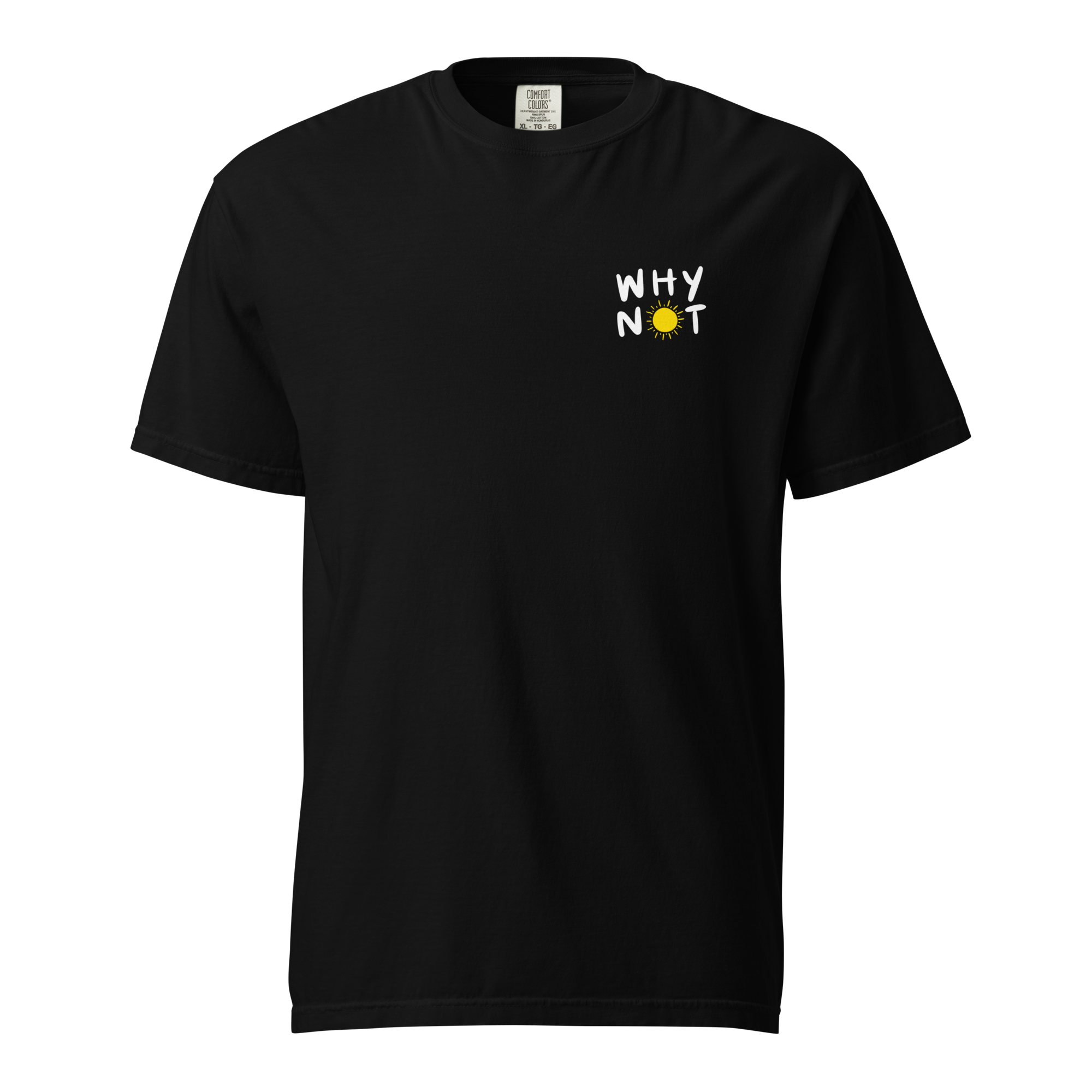Why Not Follow the Sun Black T-shirt