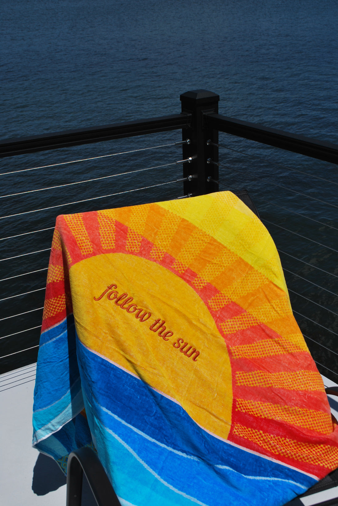 Follow the Sun Beach Towel